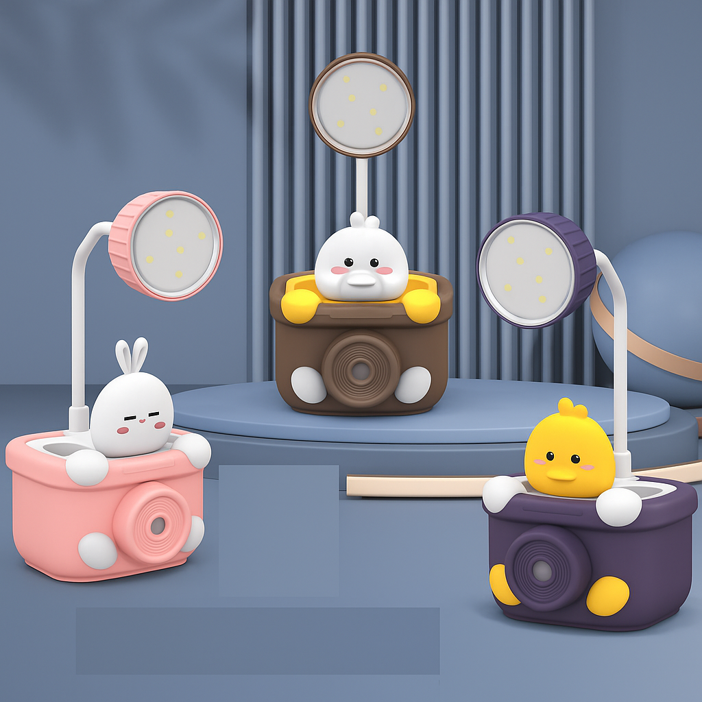 Table Lamp - Desk Lamp with Pen Holder & Sharpener