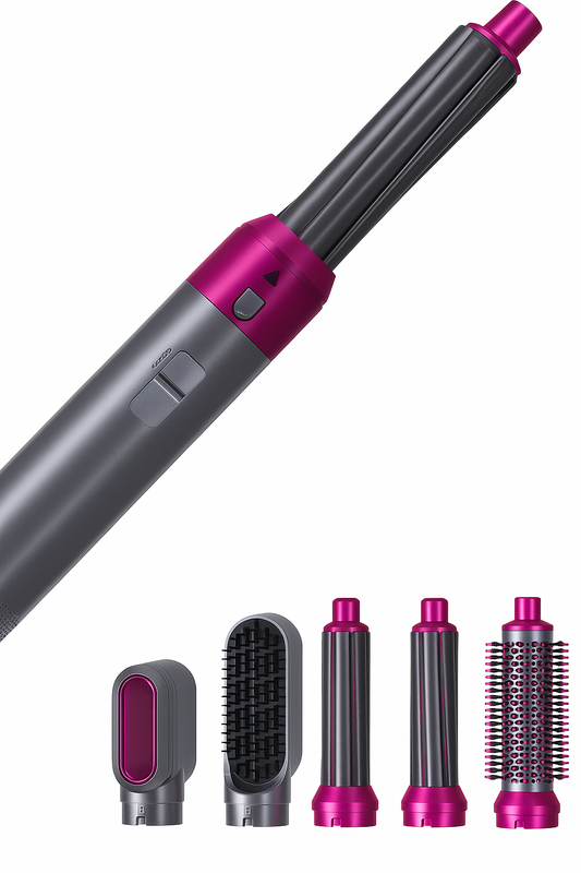 Muti-Functional 5 IN 1 Hair Styling Tool Detachable Hot Air Brush Hair Dryer with Comb