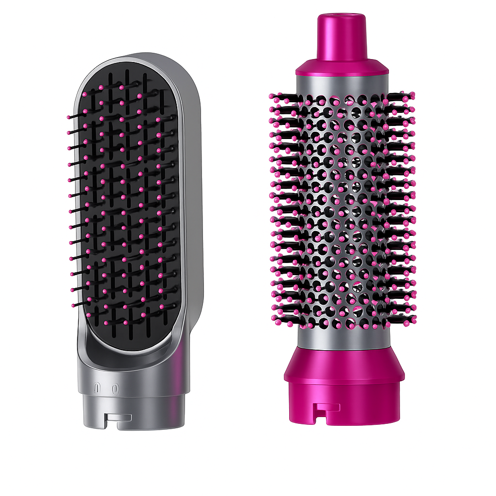 Muti-Functional 5 IN 1 Hair Styling Tool Detachable Hot Air Brush Hair Dryer with Comb