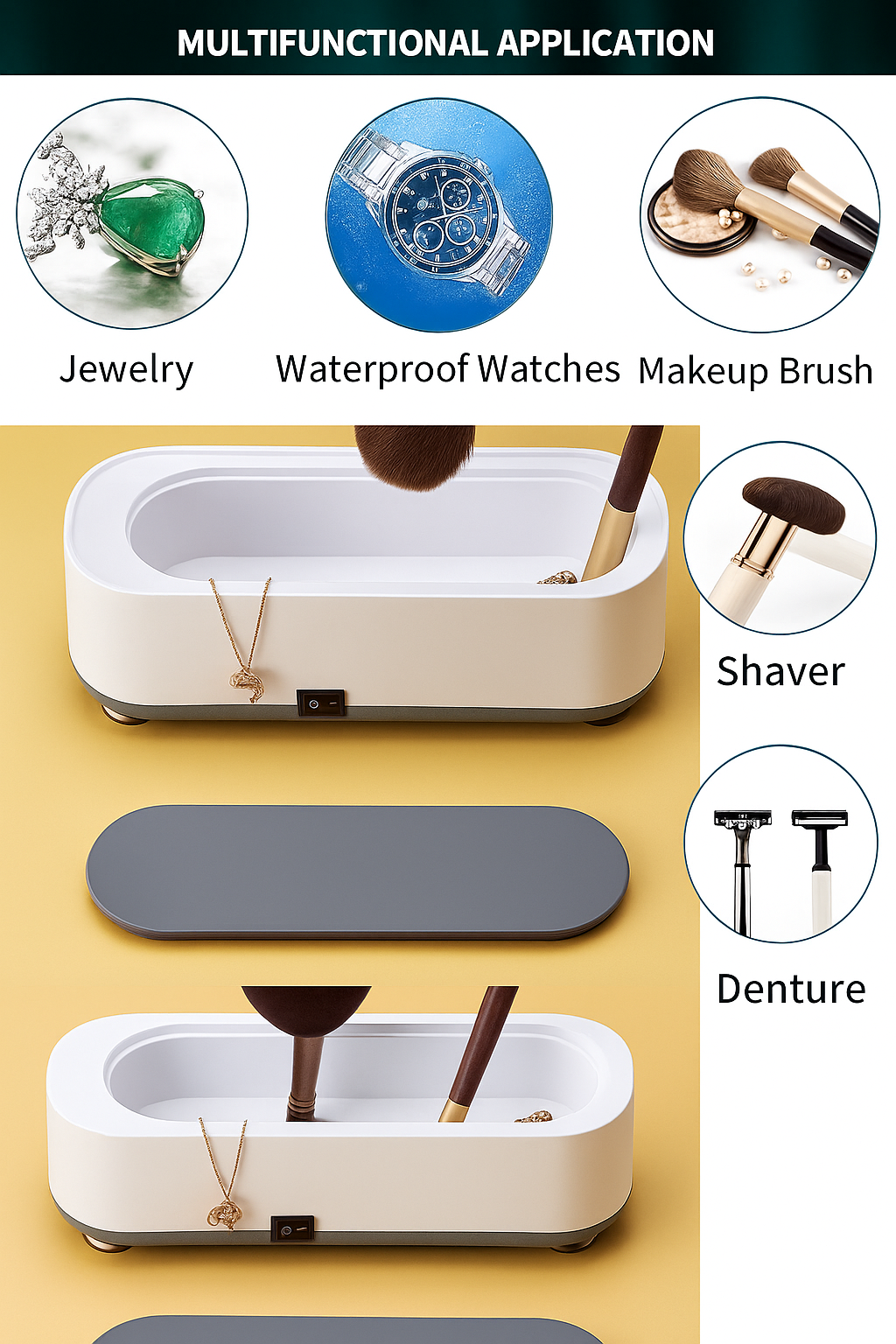 Ultrasonic Jwellery and eyeglass cleaner [ C.O.D Avaliable ]