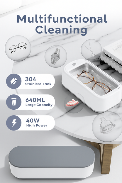 Ultrasonic Jwellery and eyeglass cleaner [ C.O.D Avaliable ]