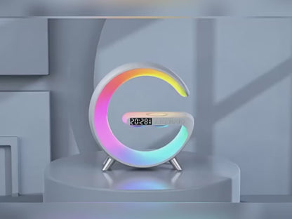 G-Shape LED Wireless Charging Speaker Lamp